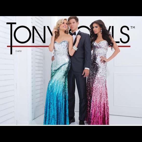 NWT Tony bowls size 4 beautiful formal - Picture 3 of 5